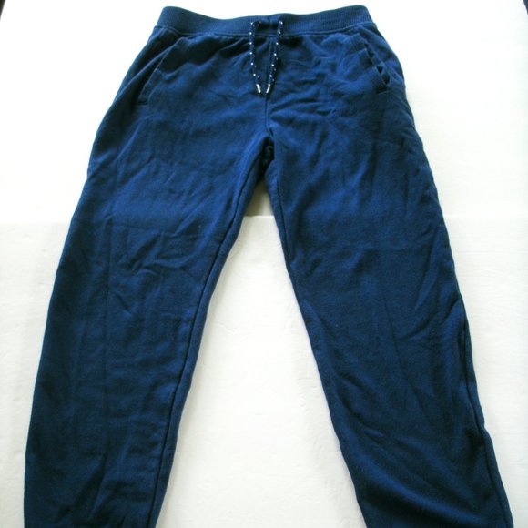 Members Mark Boys Jogger Pants Sweatpants Navy Drawstring Size 10 - Picture 1 of 9